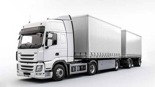 Führerscheinvorschau LKW mit Anhänger